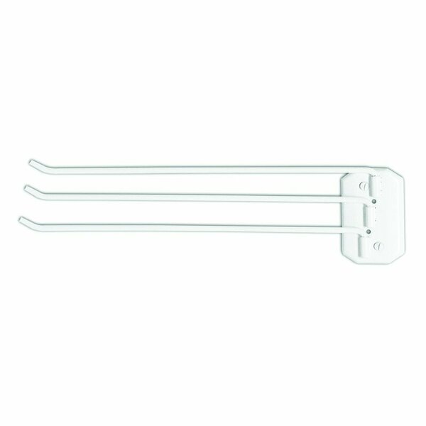 Decko Bath Products THREE ARM RACK CHR 13.5 in. 48190